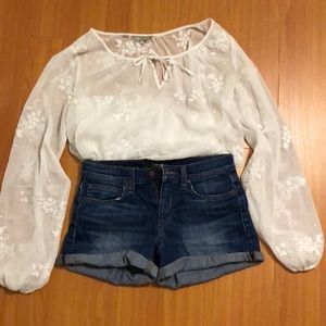 Joe’s Dark Blue Denim Shorts